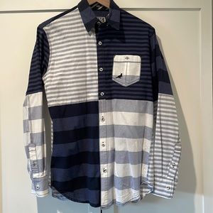 Staple Pigeon denim blue button up